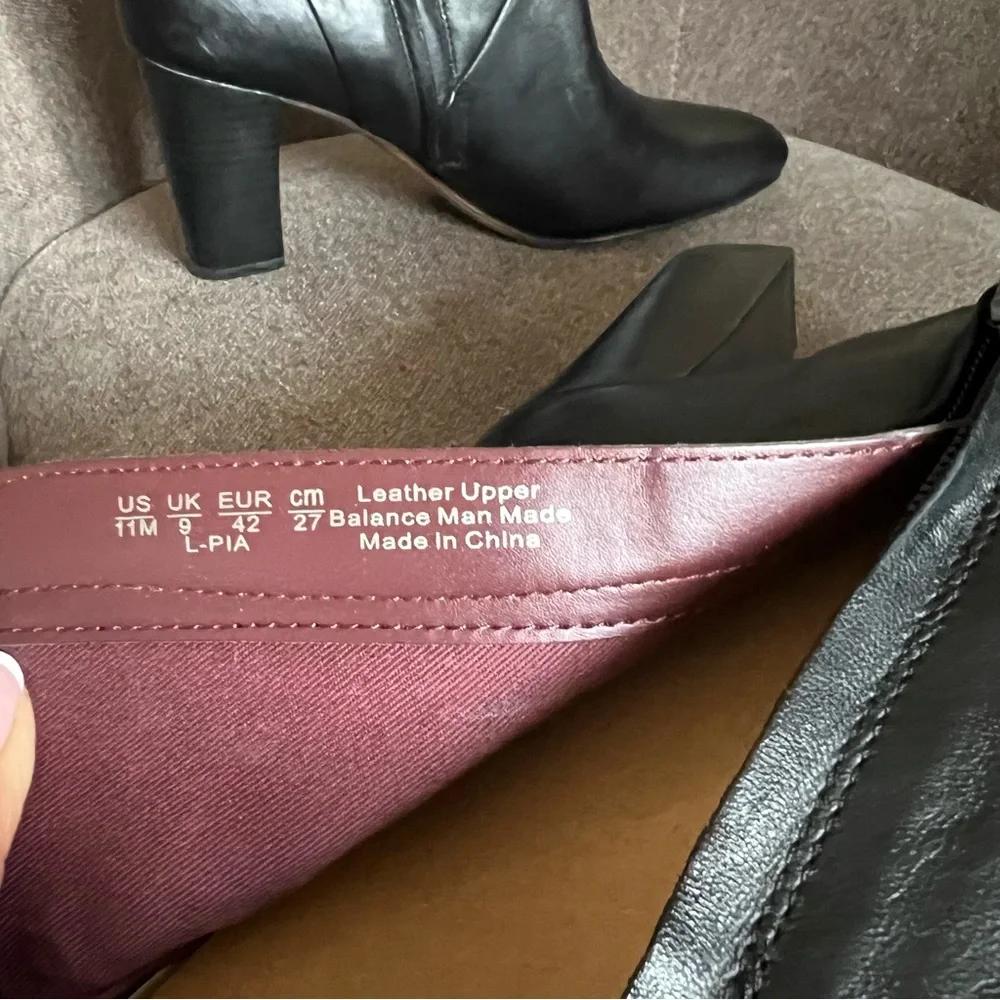 Franco Sarto Pia leather booties‎  size 11